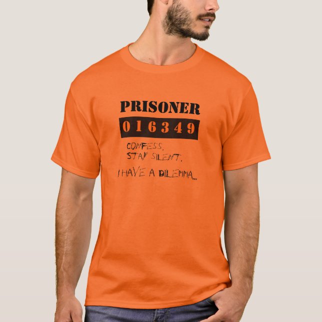 Prisoner's Dilemma T-Shirt (Front)