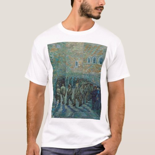 Prisoners Exercising 1890 by Vincent van Gogh T_Shirt