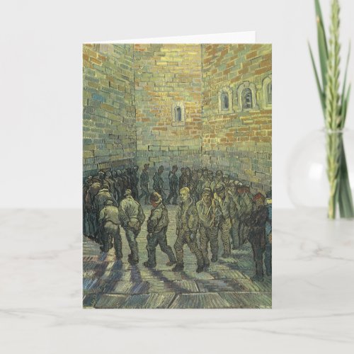 Prisoners Exercising by Vincent van Gogh Card