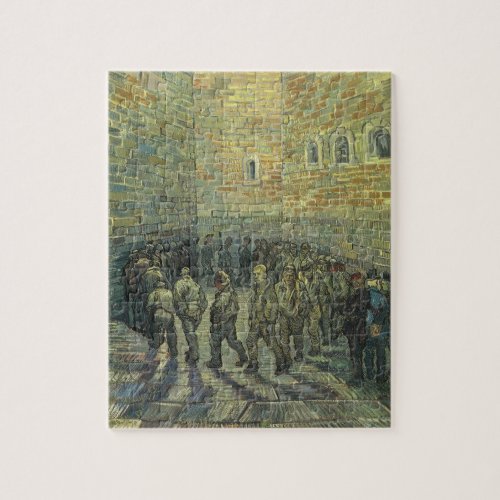 Prisoners Exercising by Vincent van Gogh Jigsaw Puzzle