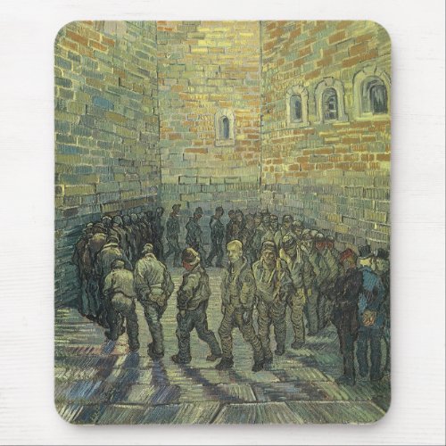 Prisoners Exercising by Vincent van Gogh Mouse Pad