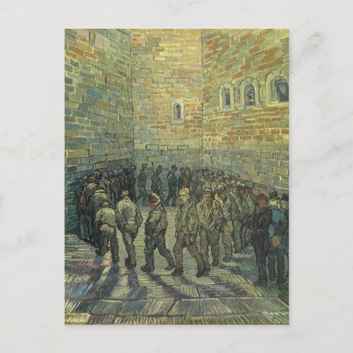 Prisoners Exercising by Vincent van Gogh Postcard