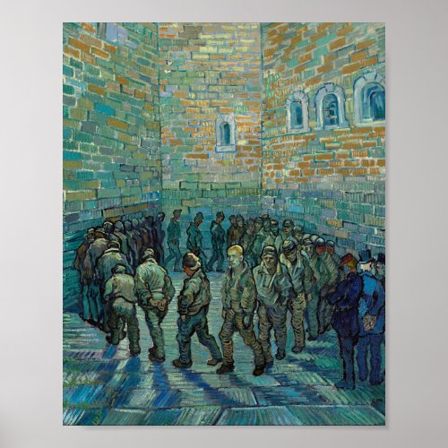 Prisoners Exercising by Vincent Van Gogh Poster