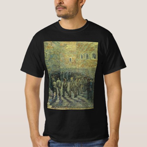 Prisoners Exercising by Vincent van Gogh T_Shirt