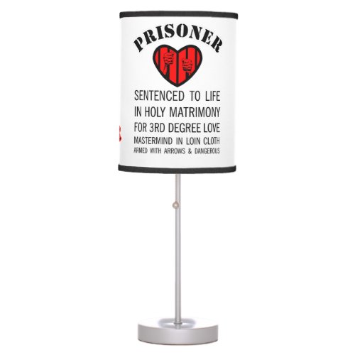 PRISONERS OF LOVE TABLE LAMP