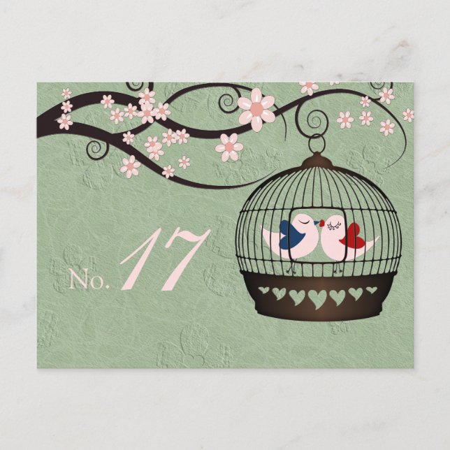 Prisoners of Love Table Number Card (Front)