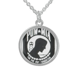 Prisoners Of War, Missing in Action Sterling Silver Necklace