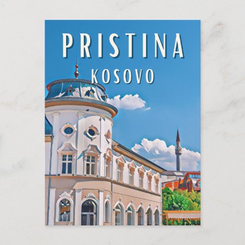Pristina the heart of Kosovo Postcard