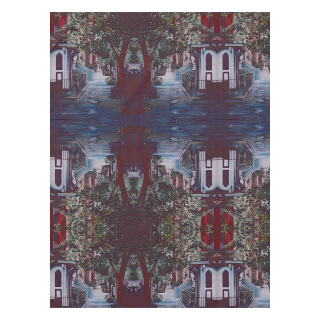 Pristine Walk on 19th Street Tablecloth (Front)