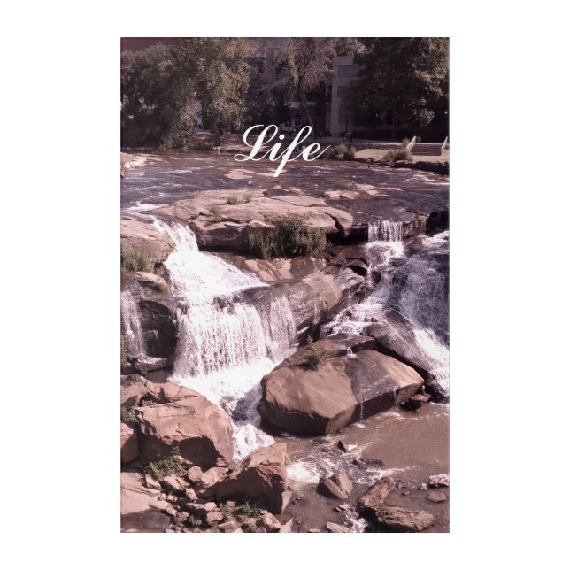 Pristine Waterfall, Acrylic Wall Art (Front)