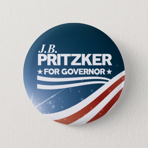 PRITZKER _ JB Pritzker for Governor Pinback Button