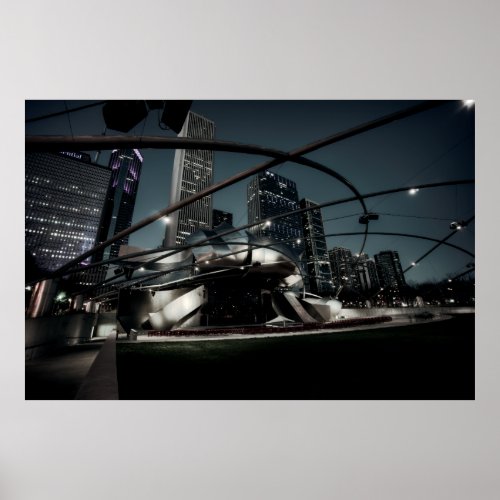 PRITZKER PAVILION _ CHICAGO POSTER