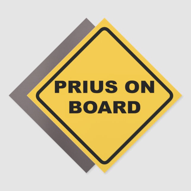 Prius on Board Car Magnet (Front)