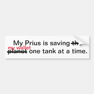 Prius Bumper Stickers, Decals & Car Magnets - 72 Results | Zazzle