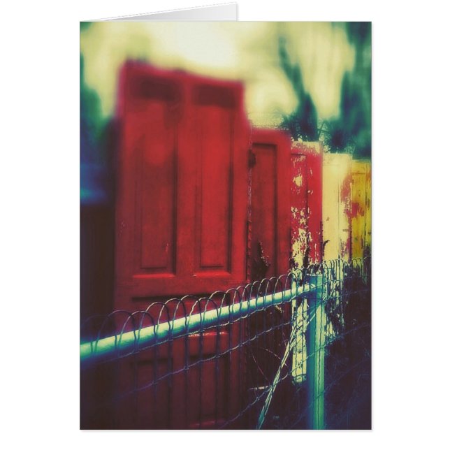 Privacy Fence Doors Cards (Front)