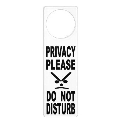 Privacy Please Do Not Disturb Door Hanger