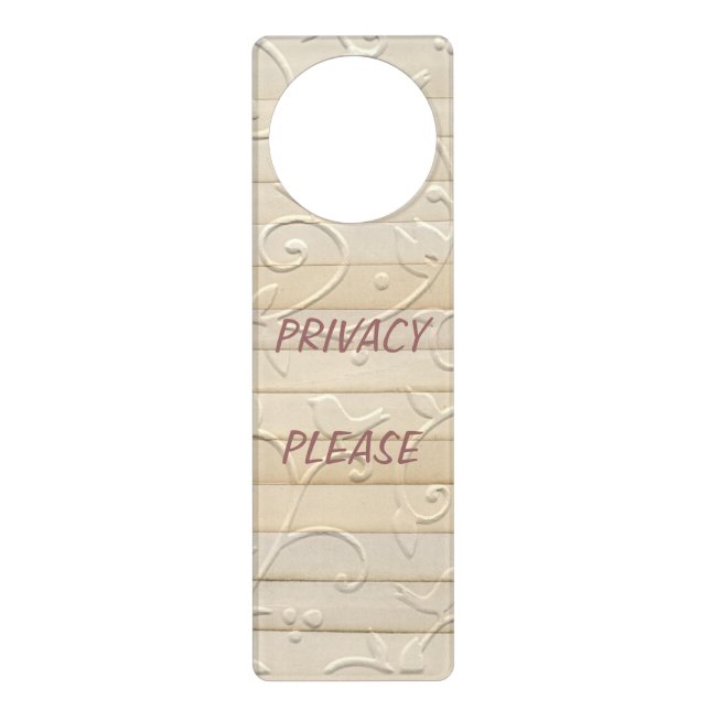 Privacy Please Door Hanger (Front)