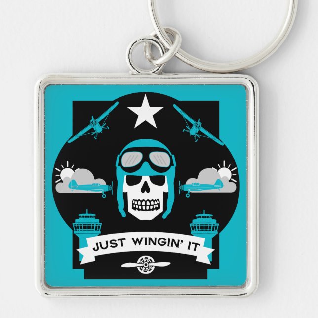 Private And Commercial Pilot Gift Keychain (Front)