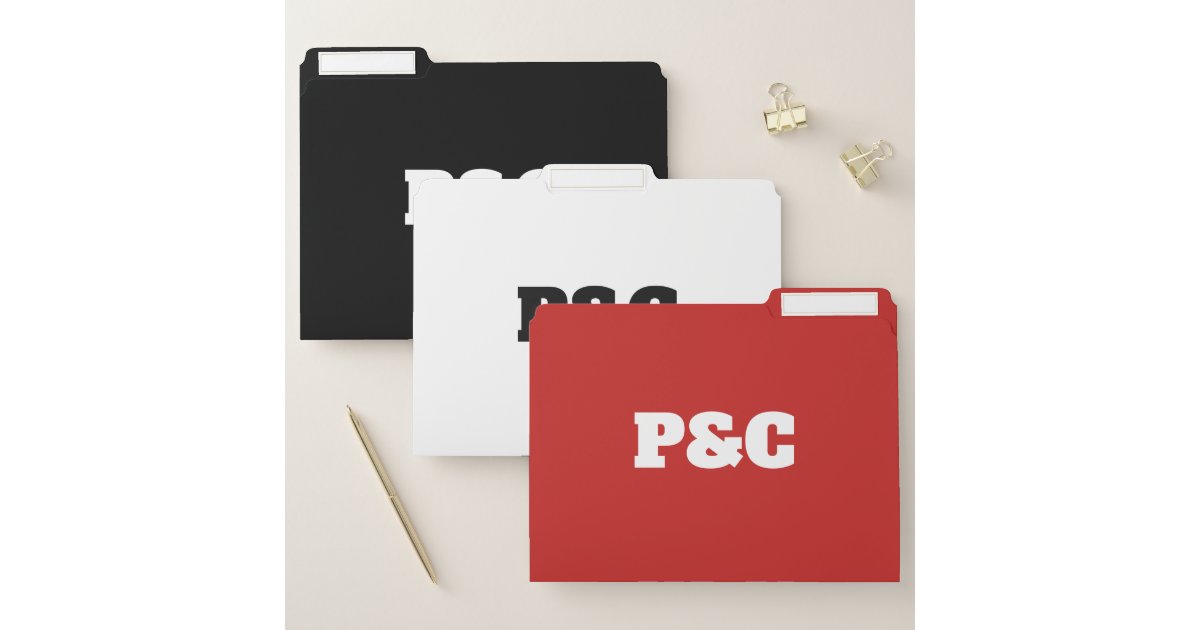 Private and Confidential Set of File Folders | Zazzle