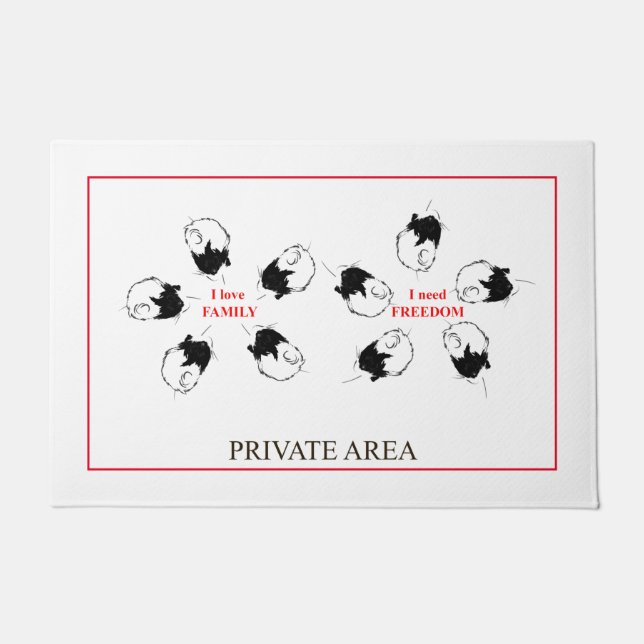 private area doormat (Front)