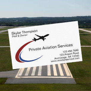 Private Aviation Services Business Card