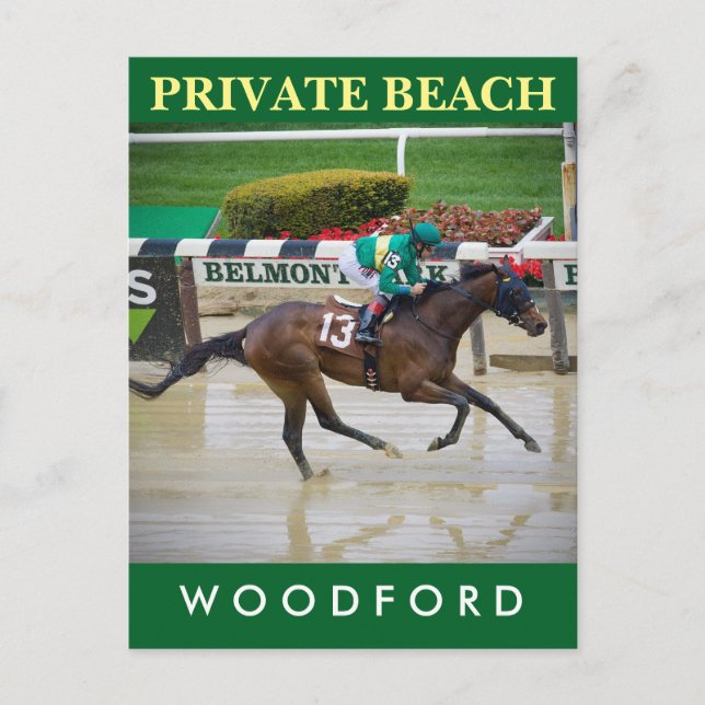 Private Beach Postcard (Front)