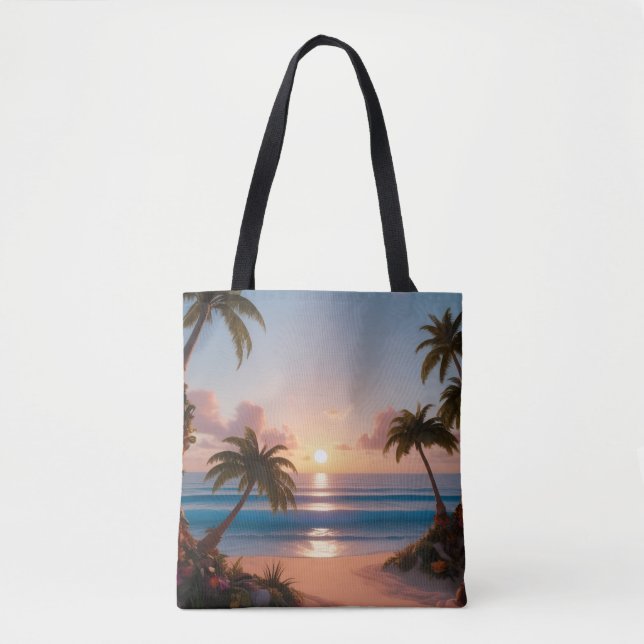 Private Beach Tote Bag (Front)
