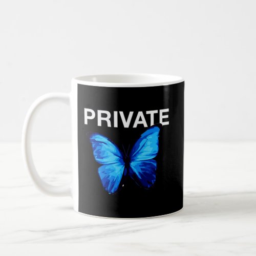 Private Blue Butterfly Club Europe Utopia Coffee Mug