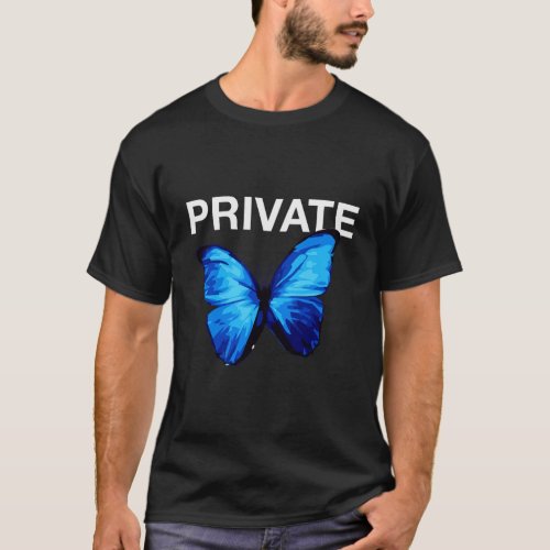Private Blue Butterfly Club Europe Utopia T_Shirt