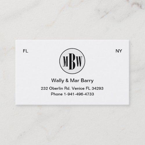 Private Business Card MBW 3