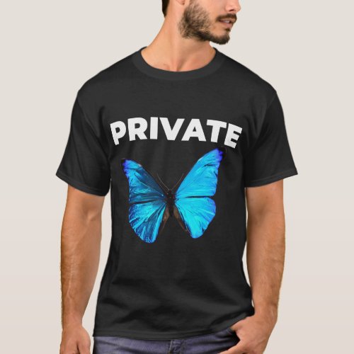 Private Butterfly Club Worldwide Europe Earth Trav T_Shirt