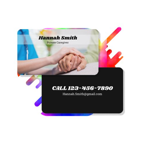 Private Caregiver Business Card