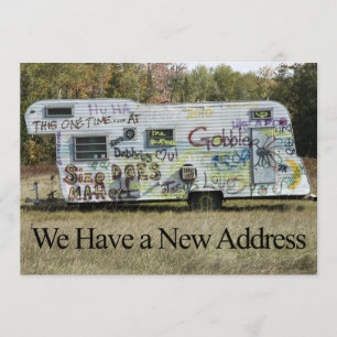 Private Change of Address Card - Graffiti Trailer