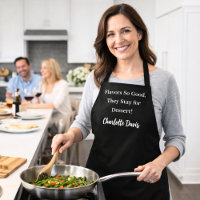 Private chef black white fun humor