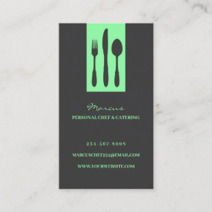 Private Chef Business Card Template