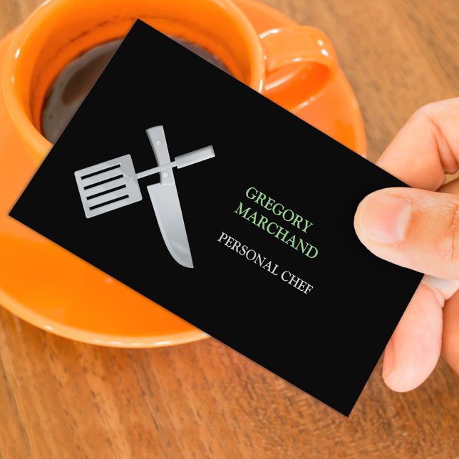 Private Chef Business Card Template (Creator Uploaded)