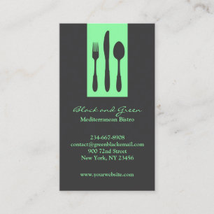 Private Chef Business Card Template