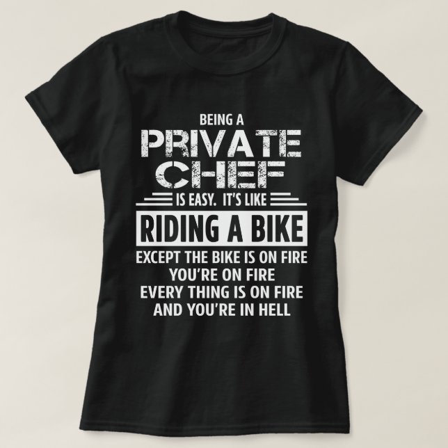 Private Chef T-Shirt (Design Front)