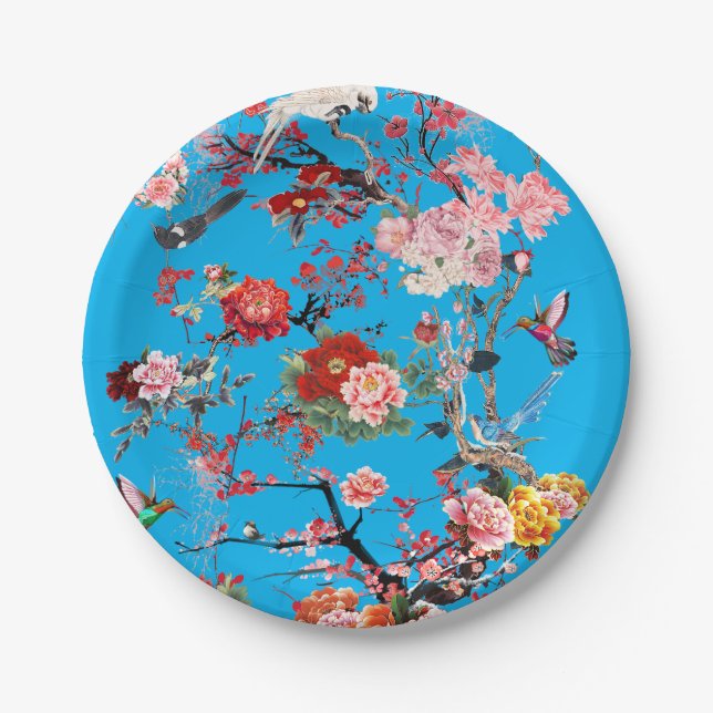 Private Chinese Garden (I) Paper Plates (Front)