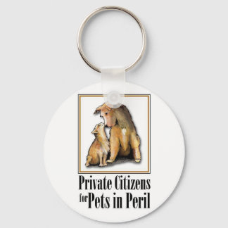 Private Citizens for Pets in Peril Keychain