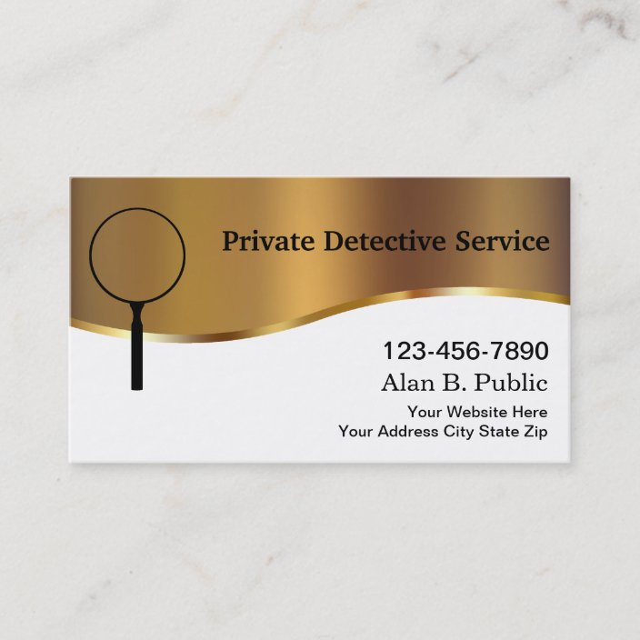 Private Detective Business Cards | Zazzle.com