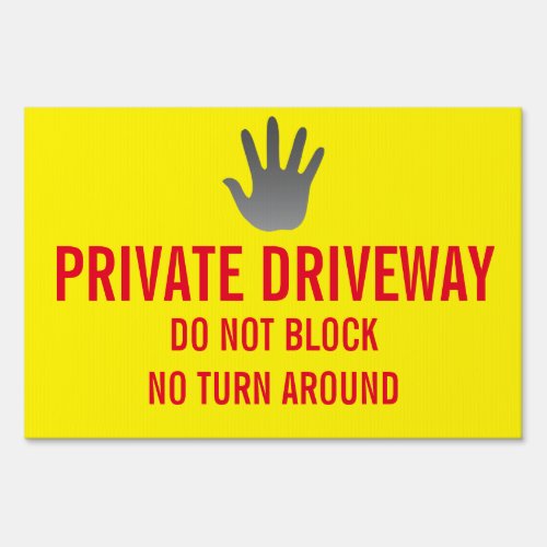 PRIVATE DRIVEWAY SIGN