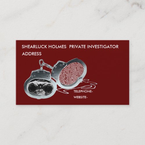 Private Eye Business Card