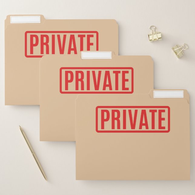 Private File Folder (Set)