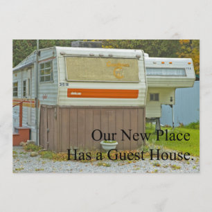 Private Funny Change of Address Card - Guest House