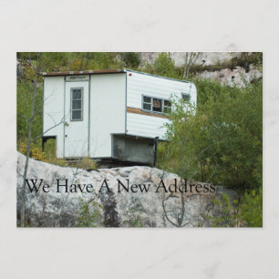 Private Funny Change of Address Card - Lost Camper