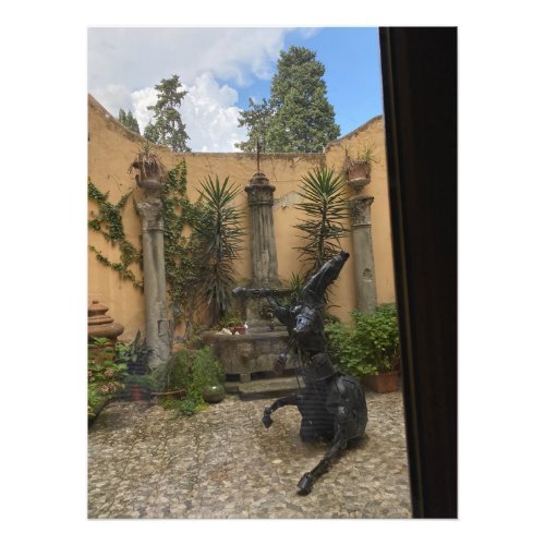 Private Garden in Florence Italy Photo Print