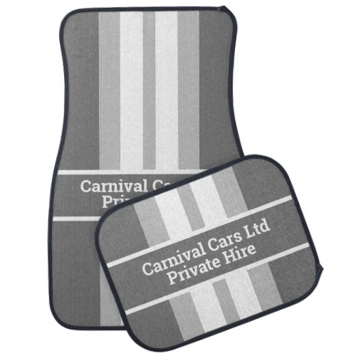 Private Hire or Taxi Cab Grey Car Floor Mat