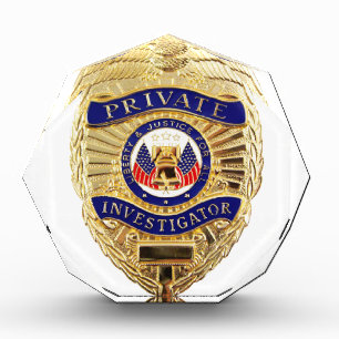 Private Investigator Badge Award