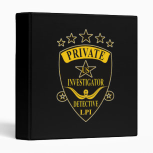 Private Investigator Binder